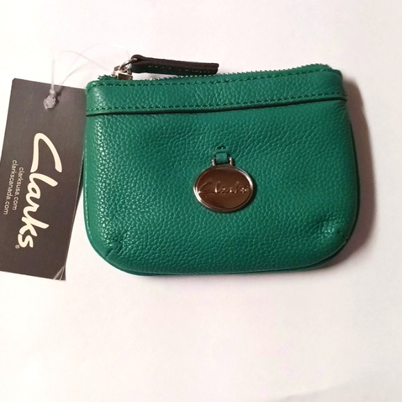 Clark's Green Coin Purse with keyring - Picture 3 of 7